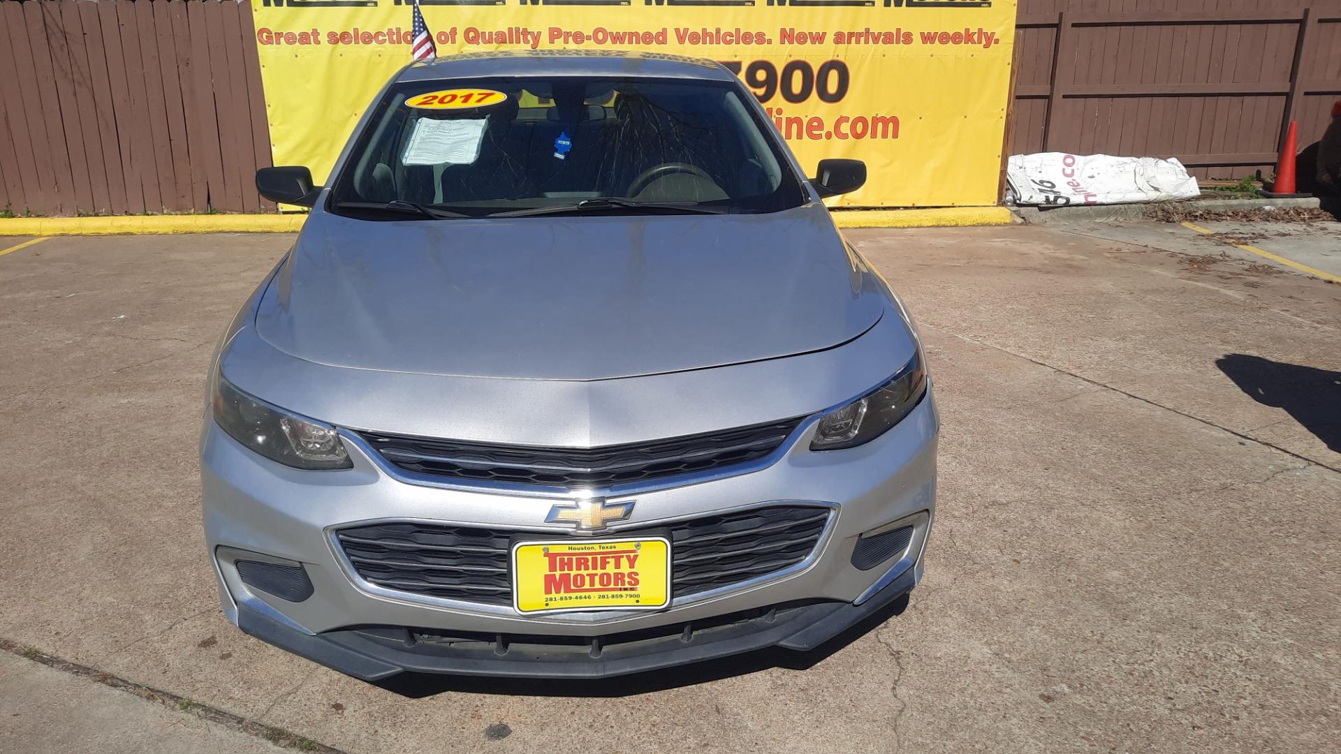 2017 Chevrolet Malibu (1G1ZC5ST7HF) , located at 16710 Clay Rd., Houston, TX, 77084, (281) 859-7900, 29.834864, -95.656166 - Photo#0